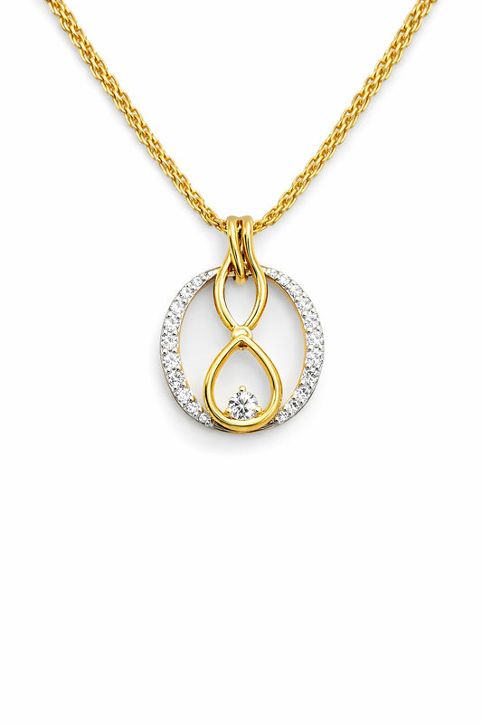 Elegant Circle Drop Pendant